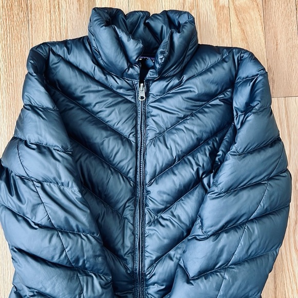 Patagonia long Women's Dark Blue Jacket women’s size Xs - Picture 3 of 12